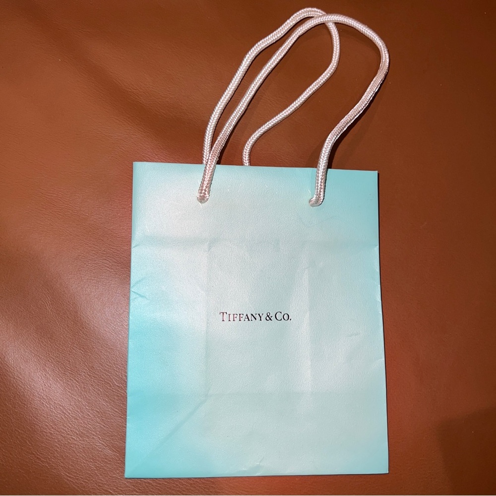 Tiffany & Co.: Shopping Bag 🛍 Measurements: H 6” x L 5" x W 3"